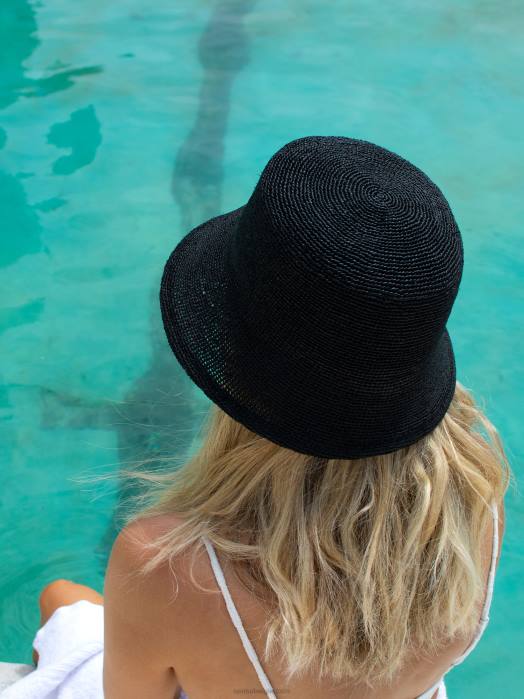 4P28593 Senso hoeden inca bucket hat noir