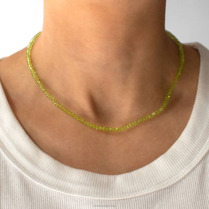 4P28581 Senso sieraden swarovski kristal choker groen