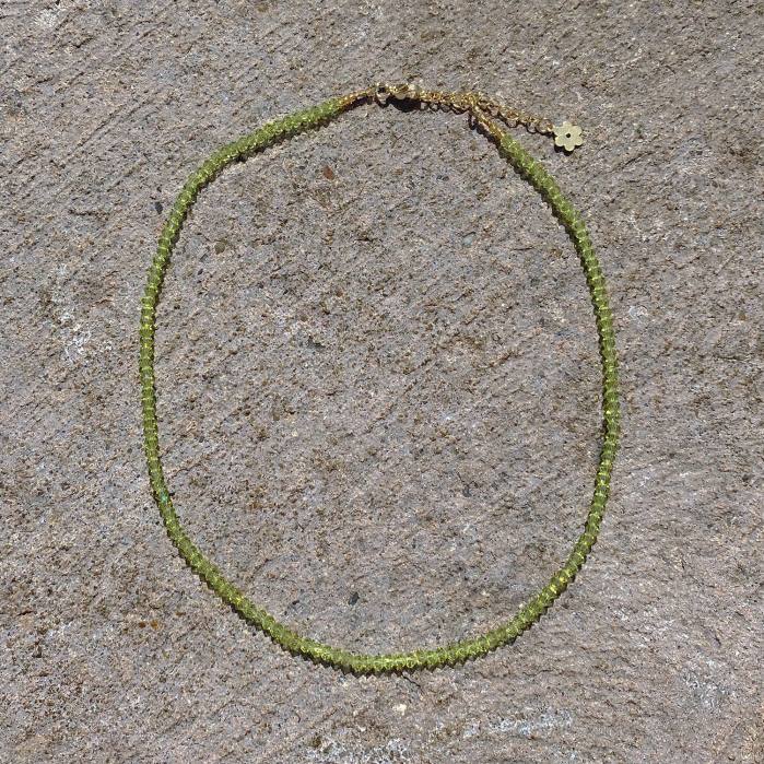 4P28581 Senso sieraden swarovski kristal choker groen