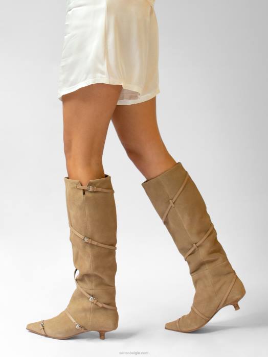 4P2816 Senso laarzen fitz amandel