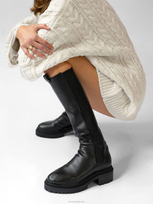 4P2836 Senso laarzen presley en ebbenhout