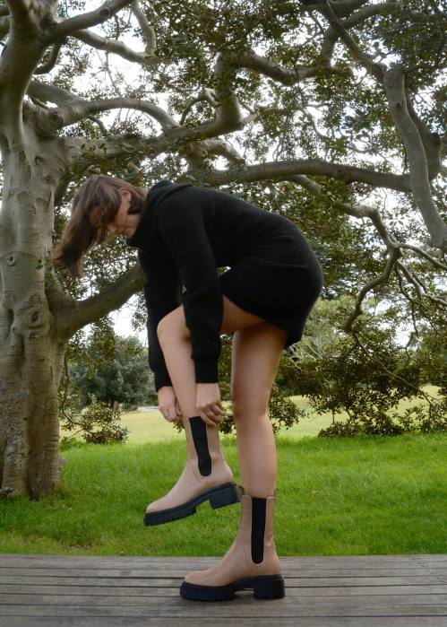 4P2843 Senso laarzen pandora kaneel