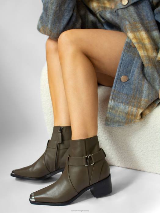 4P2859 Senso laarzen Roma modder