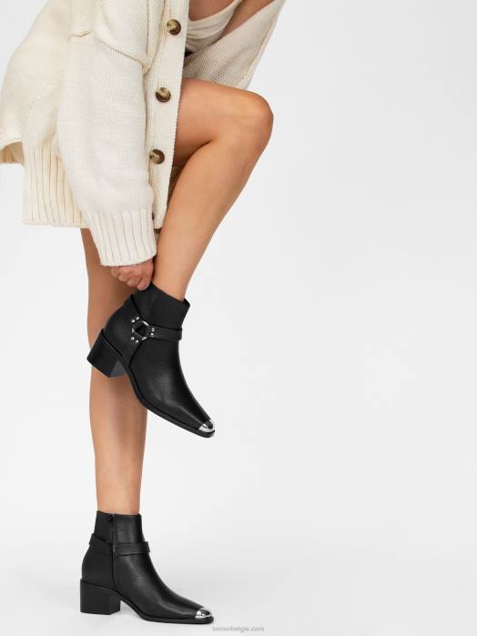 4P2861 Senso laarzen roo en ebbenhout