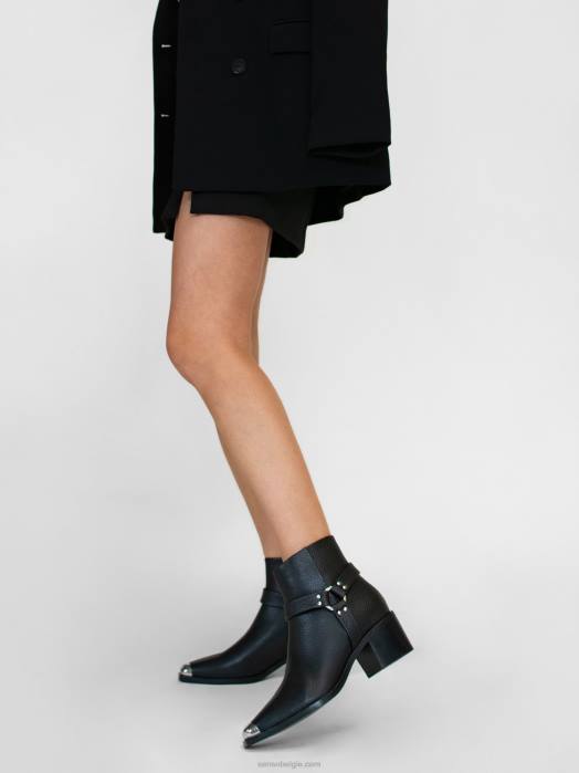 4P2861 Senso laarzen roo en ebbenhout