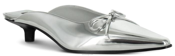 4P28131 Senso muilezels met hakken fenton ii zilver