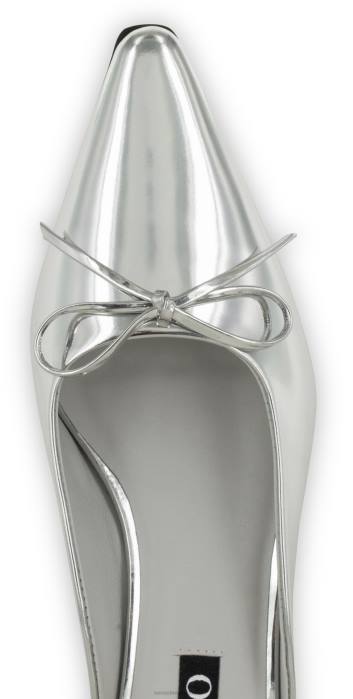 4P28131 Senso muilezels met hakken fenton ii zilver