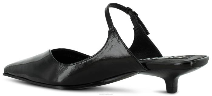 4P28134 Senso muilezels met hakken florence en ebbenhout