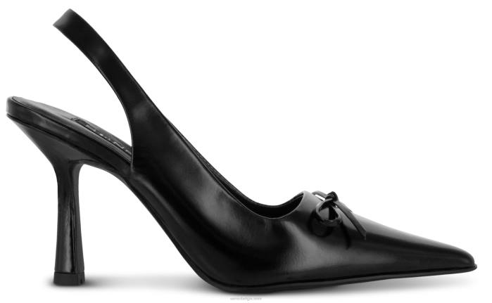 4P28190 Senso muilezels met hakken Kallee en ebbenhout