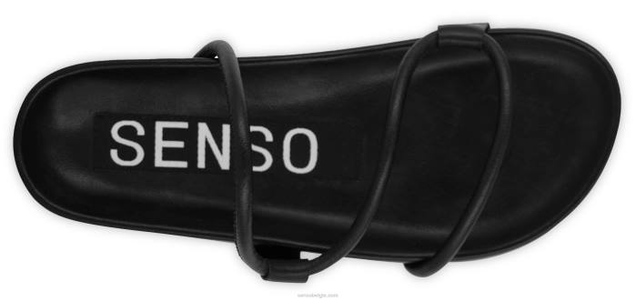 4P28434 Senso sandalen half ebbenhout