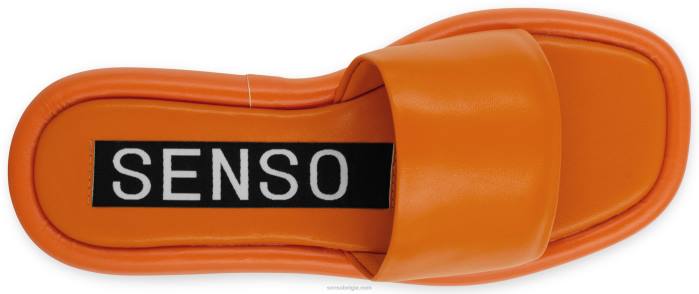 4P28477 Senso sandalen bentley en mandarijn