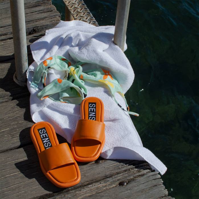 4P28477 Senso sandalen bentley en mandarijn