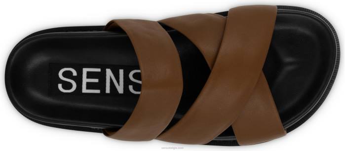 4P28484 Senso sandalen nico kastanje