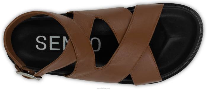 4P28491 Senso sandalen noah kastanje