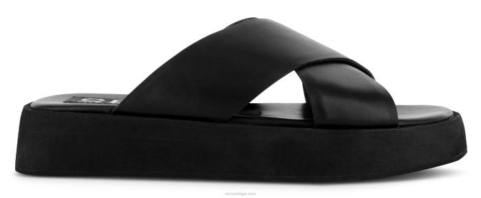 4P28493 Senso sandalen pippi en ebbenhout