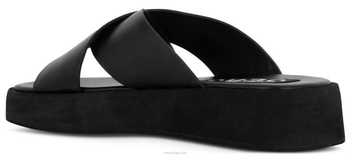 4P28493 Senso sandalen pippi en ebbenhout