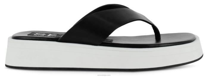 4P28497 Senso sandalen parker ebbenhout