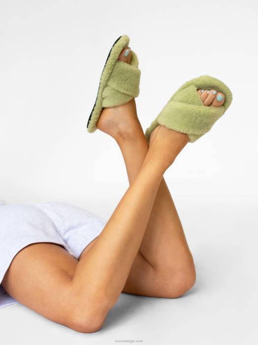 4P28561 Senso sandalen inka v pistache